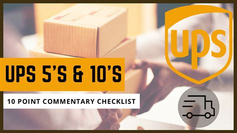 ups 10 point drop test|10 point commentary checklist 2020 ups Flashcards .